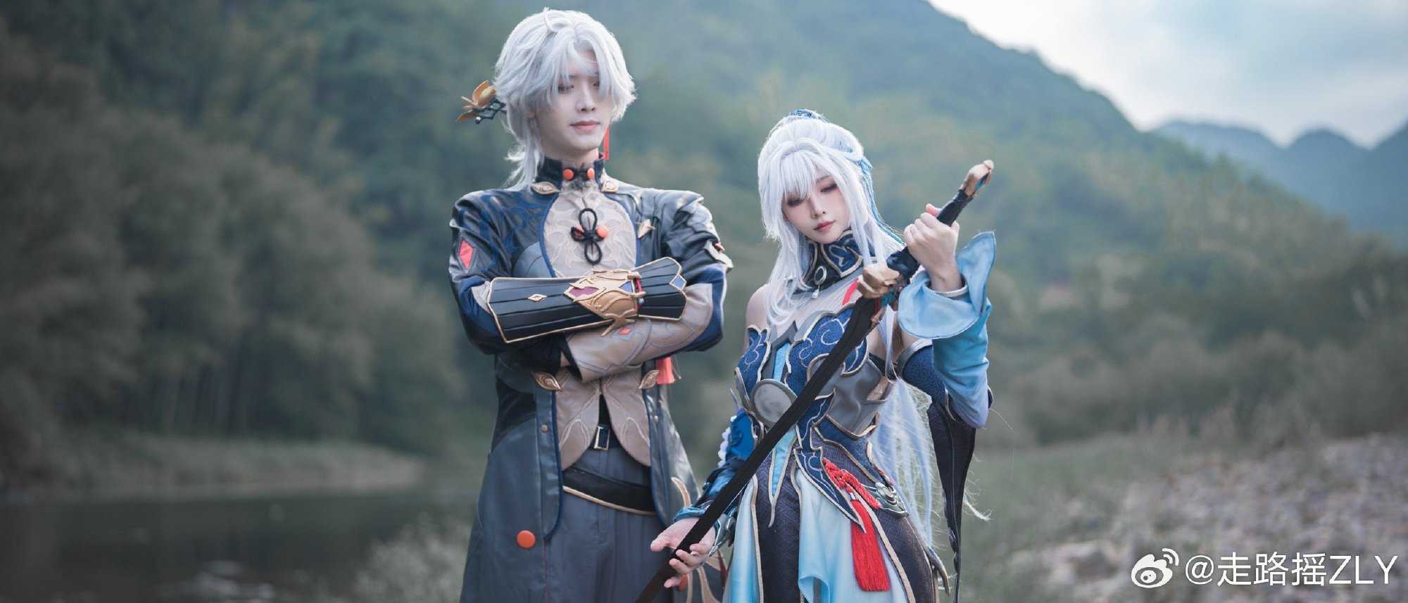 COSPLAY崩坏：星穹铁道镜流@走路摇白珩@南宫