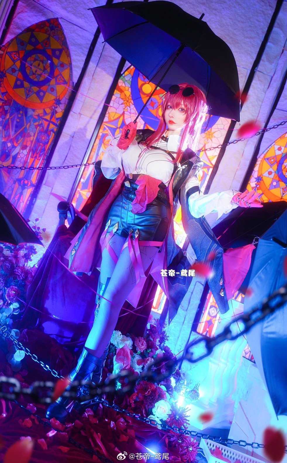 cosplay星穹铁道卡芙卡@苍帝-鸢尾