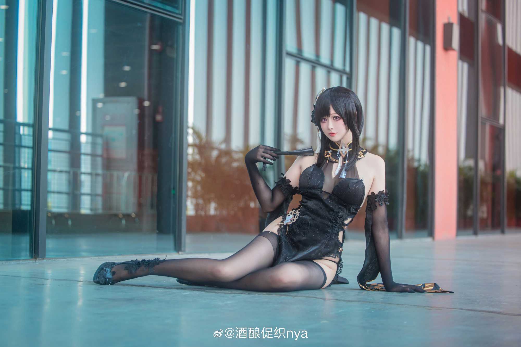 cosplay如约而至了呢，指挥官，欢迎～碧蓝航线镇海@酒酿促织nya