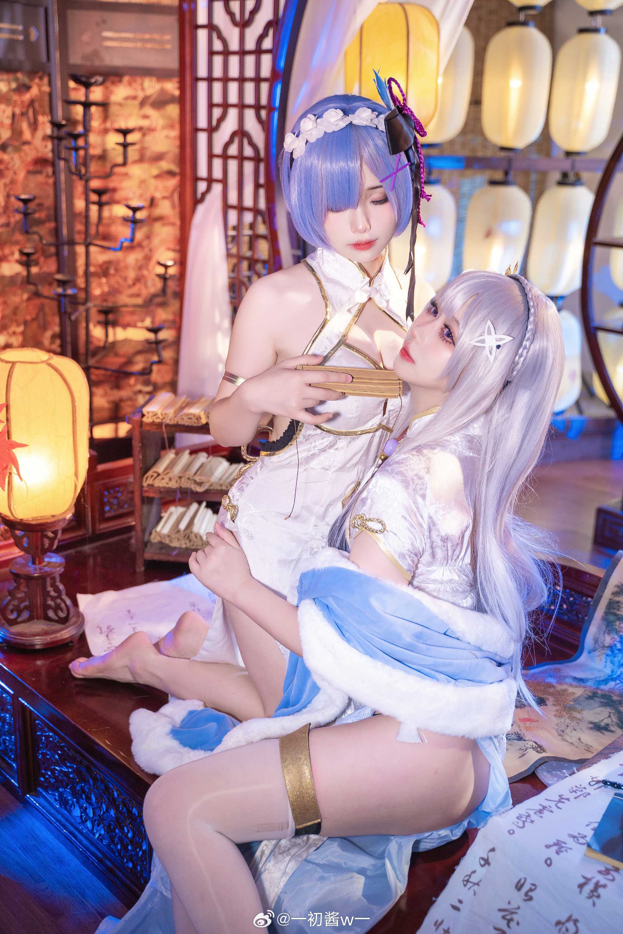 cosplayRe:从零开始的异世界生活艾米莉亚@酒酿促织nya蕾姆@一初酱w一