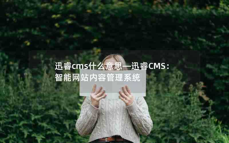 迅睿cms什么意思—迅睿CMS：智能网站内容管理系统