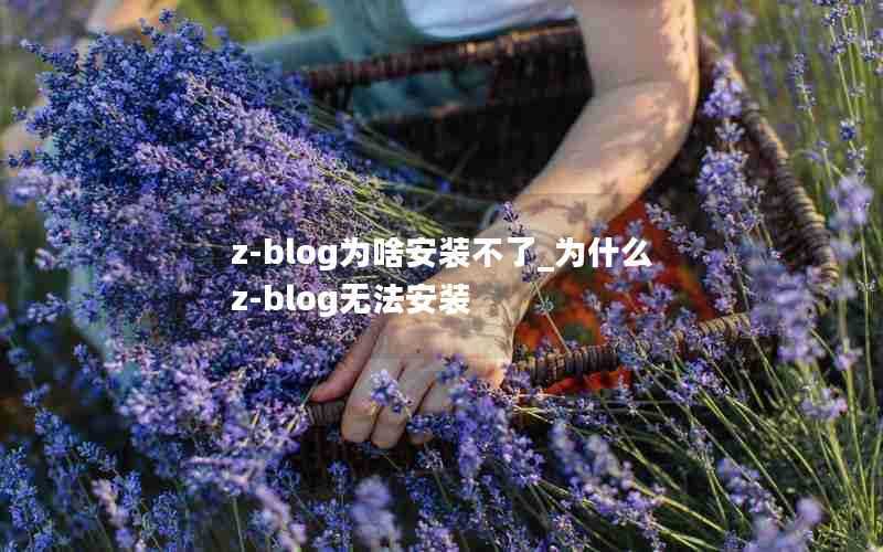 z-blog为啥安装不了_为什么z-blog无法安装