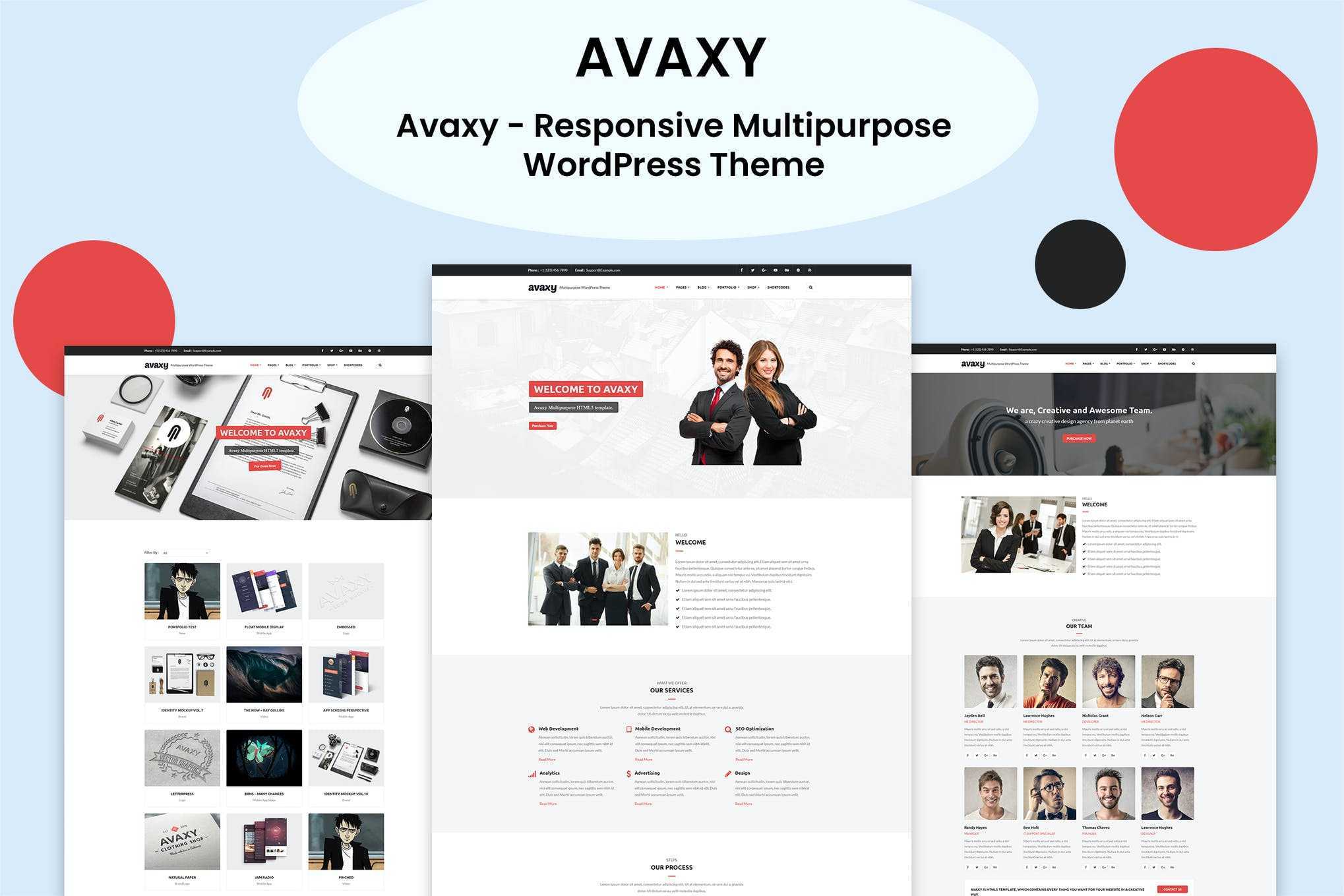 Avaxy – 多用途 WordPress 主题