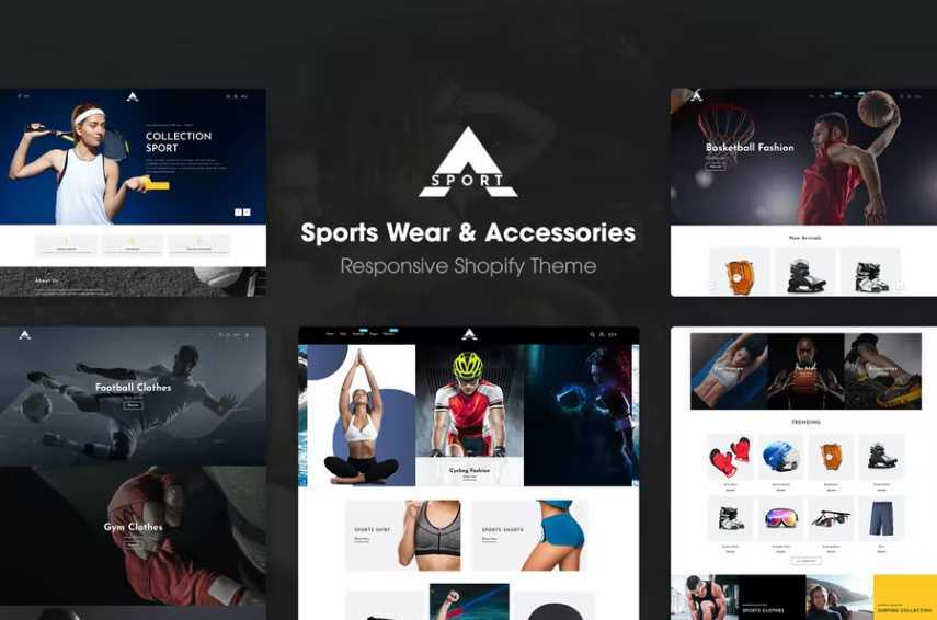 Asport – 运动服装和配饰 Shopify 主题