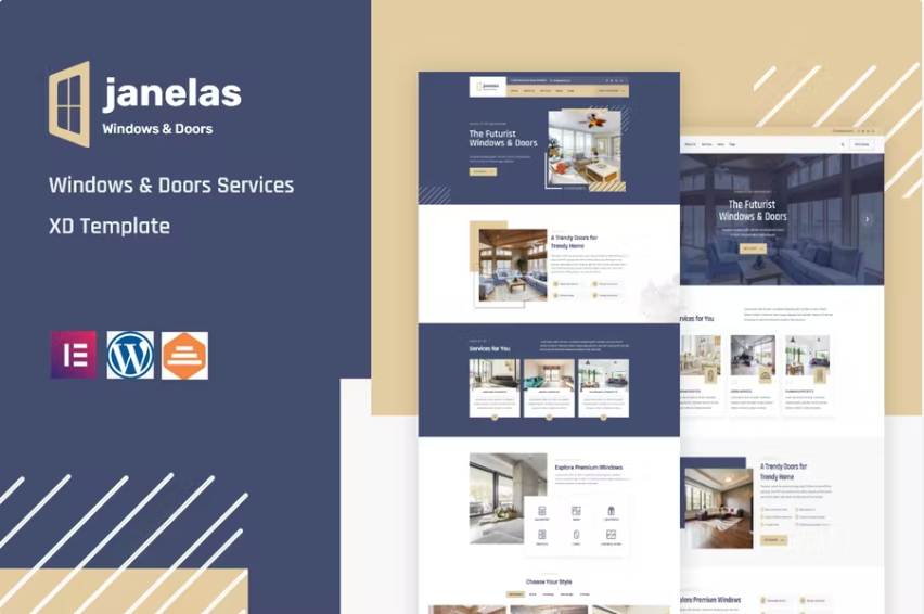 Janelas – 门窗服务 WordPress 主题