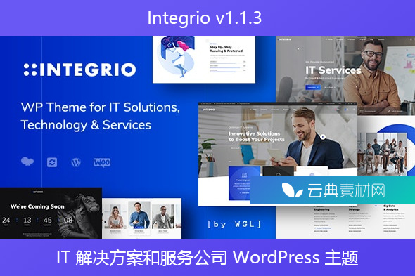 Integrio v1.1.3 – IT 解决方案和服务公司 WordPress 主题