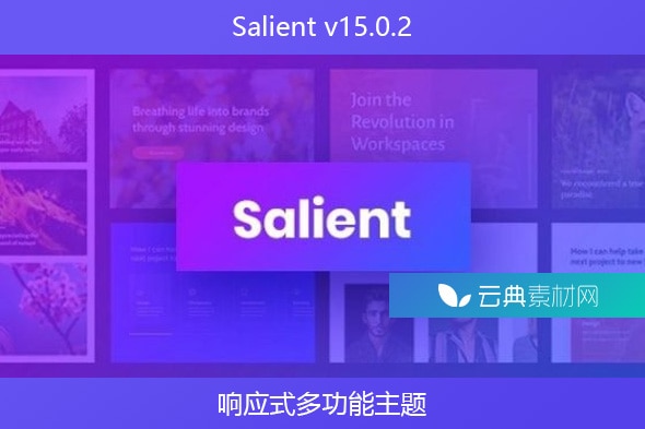 Salient v15.0.2 – 响应式多功能主题