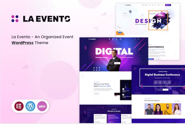 La Evento – 有组织的活动 WordPress 主题