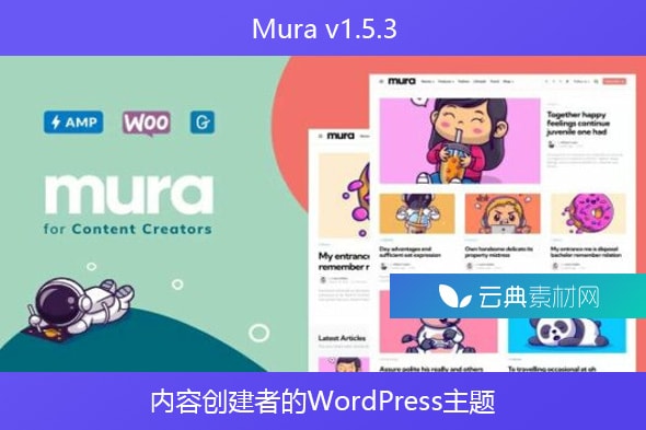 Mura v1.5.3 – 内容创建者的WordPress主题