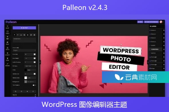 Palleon v2.4.3 – WordPress 图像编辑器主题