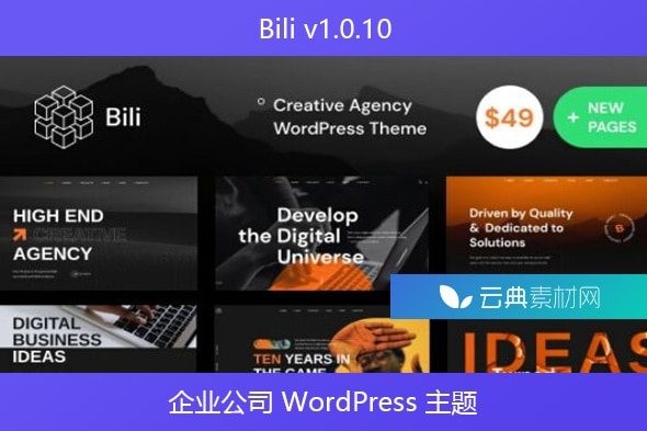 Bili v1.0.10 – 企业公司 WordPress 主题