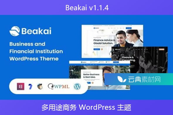 Beakai v1.1.4 – 多用途商务 WordPress 主题