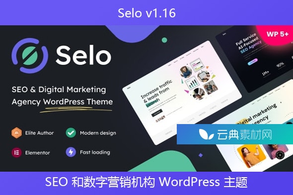 Selo v1.16 – SEO 和数字营销机构 WordPress 主题