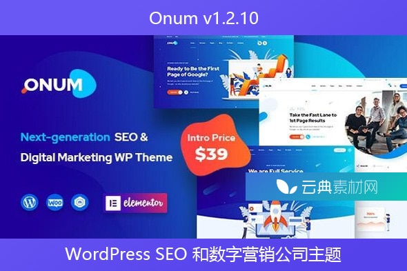 Onum v1.2.10 – WordPress SEO 和数字营销公司主题