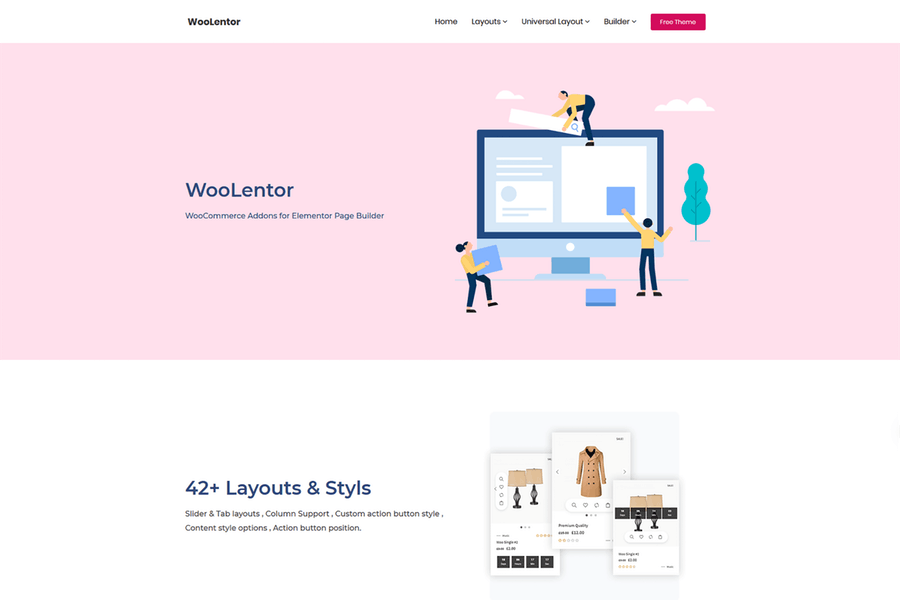 WooLentor Pro – WooCommerce Elementor插件+ Bui