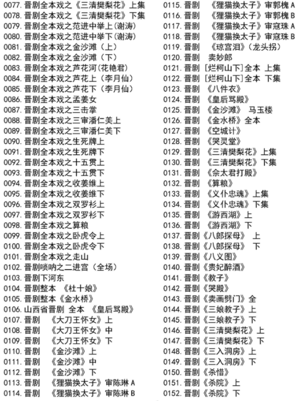 山西晋剧全本戏视频mp3合集打包下载_山西梆子视频mp3,全套视频教程学习资料通过百度云网盘下载 